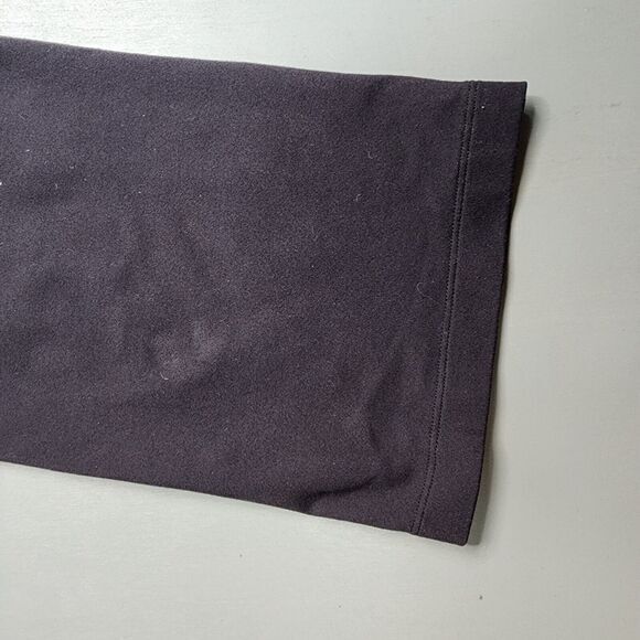 The‎ North Face Cropped Leggings Women's S Flared Black Blue Pattern Vapor Wick - Picture 8 of 11